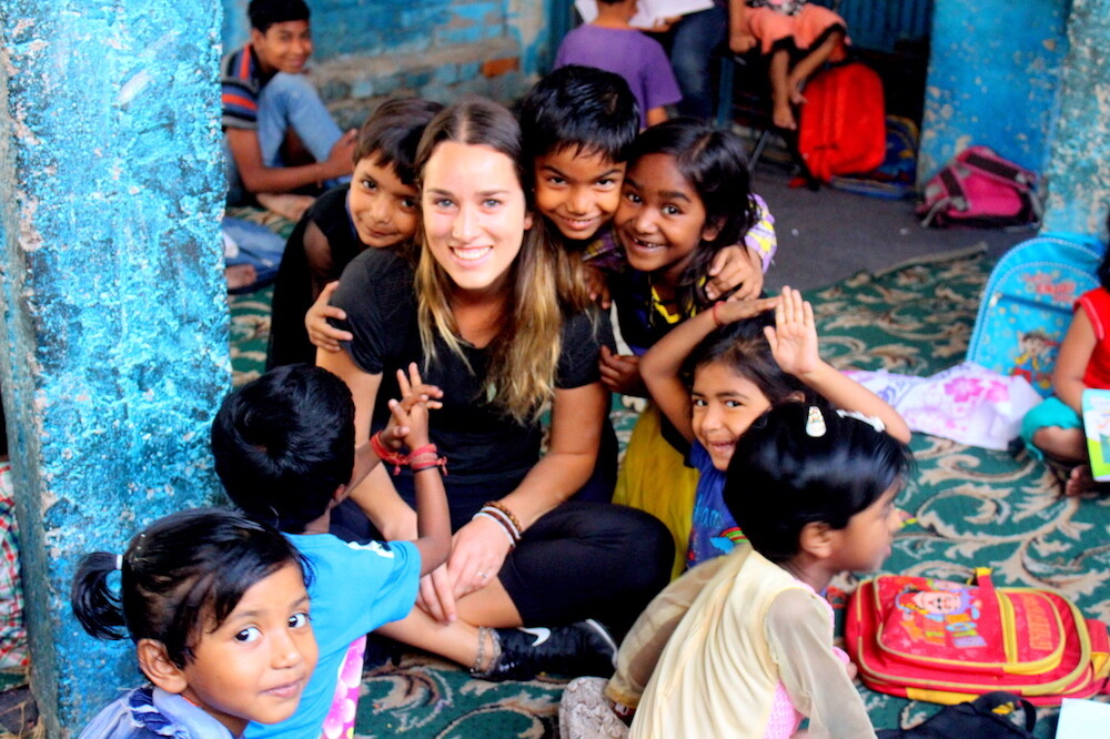 Indien delhi volunteering strassenkinder 13