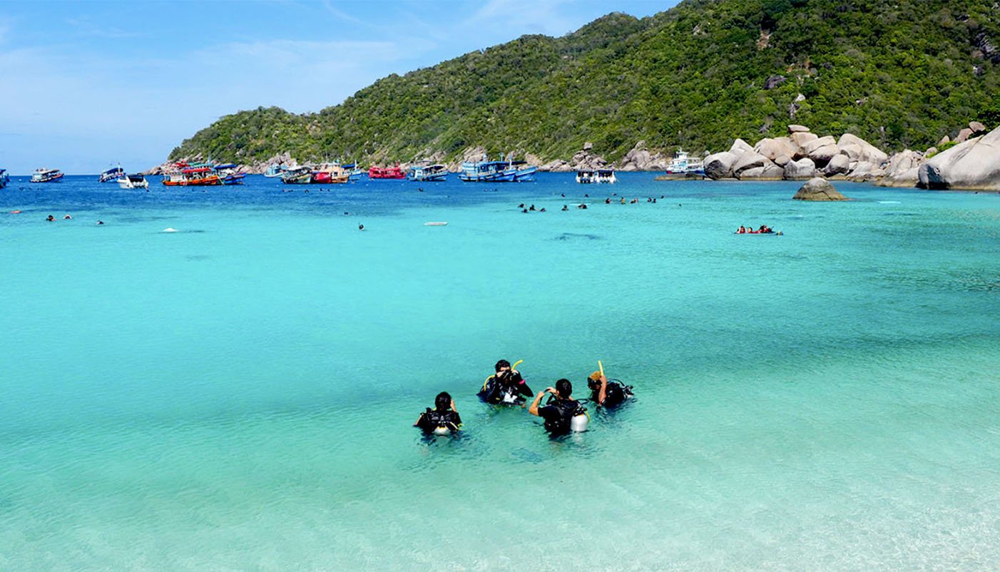 Thailand koh tao meer