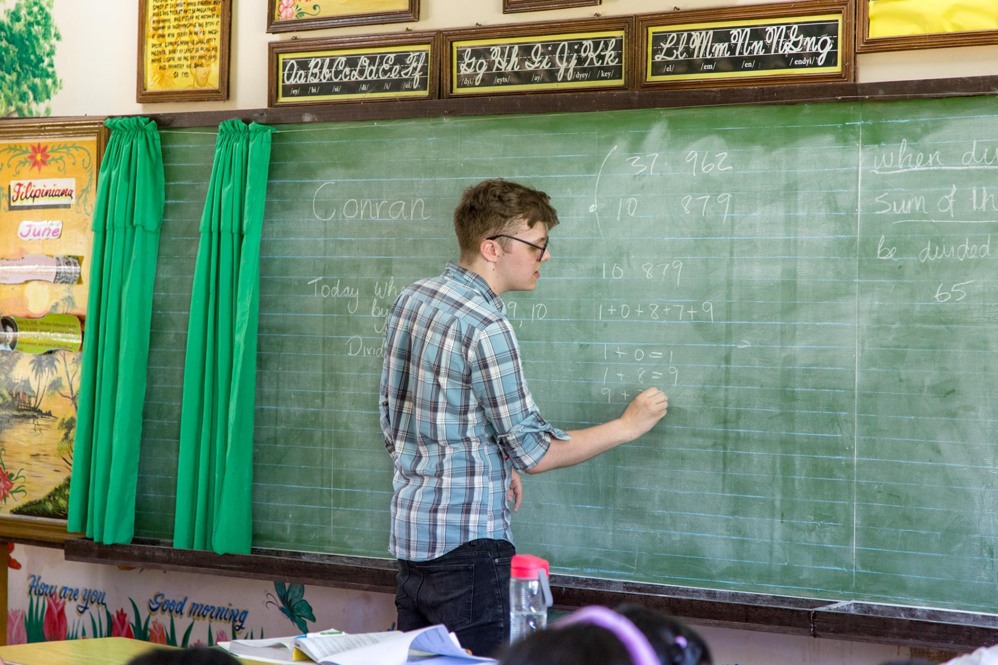 Volunteer in a rural school  conrad